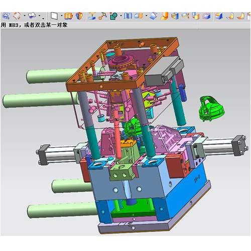 Arc core pulling mold design